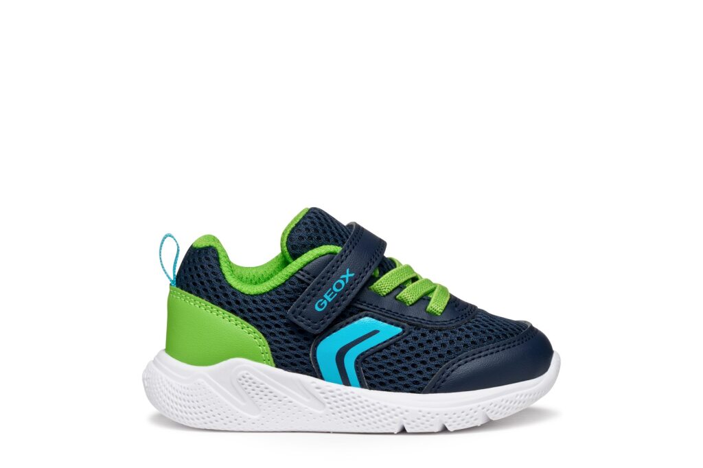 Geox Geox B SPRINTYE BOY B454UC 01454 C0749 Boys Navy / Lime Trainer NAVY/LIME Boys