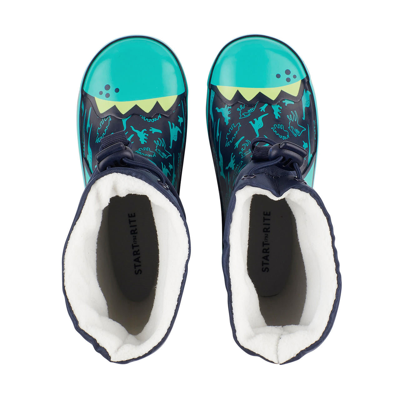 Start-Rite Start-Rite Big Puddle 9934_9 Navy Dinosaur Wellingtons Blue Boys