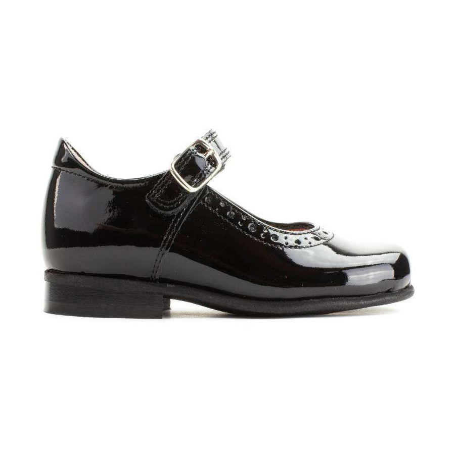Petasil ANNA 5860-321 Black Patent School Shoes