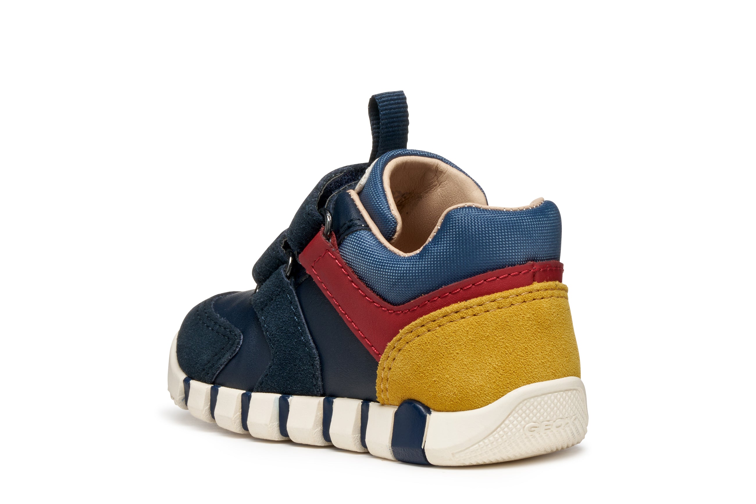 Geox Geox B Iupidoo B3555D 05422 C4244 Navy / Dark Red Boys Trainer Navy / Dk Red Boys