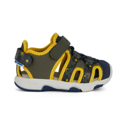 Geox B S.Multy B. B B450FB 014CE C0629 Military/Yellow Sandals