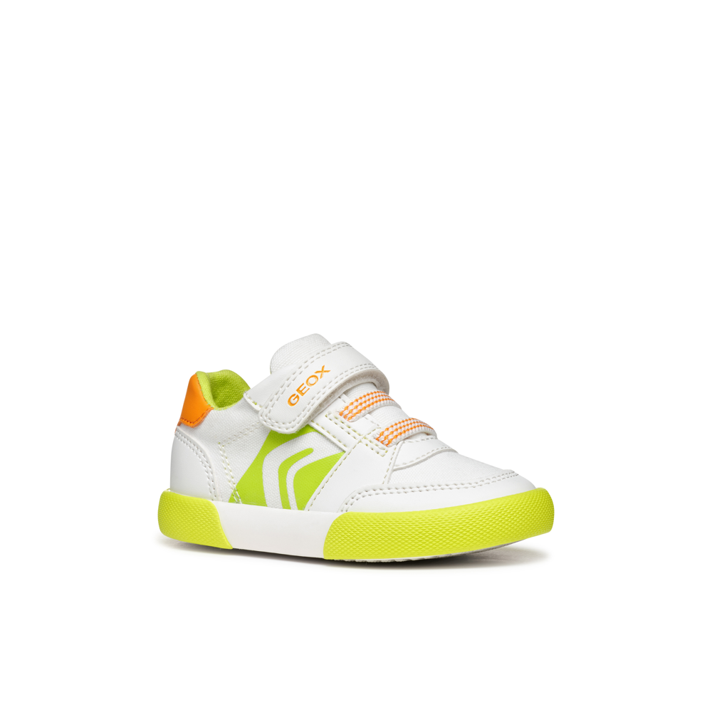 Geox Geox B Gisli B.A B551na 05410 C0551 White/Fluo Green Boys