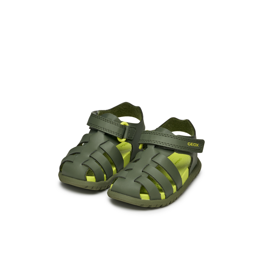 Geox B Fusbetto A B556aa 000Bc C3016 Boys Sage Sandals