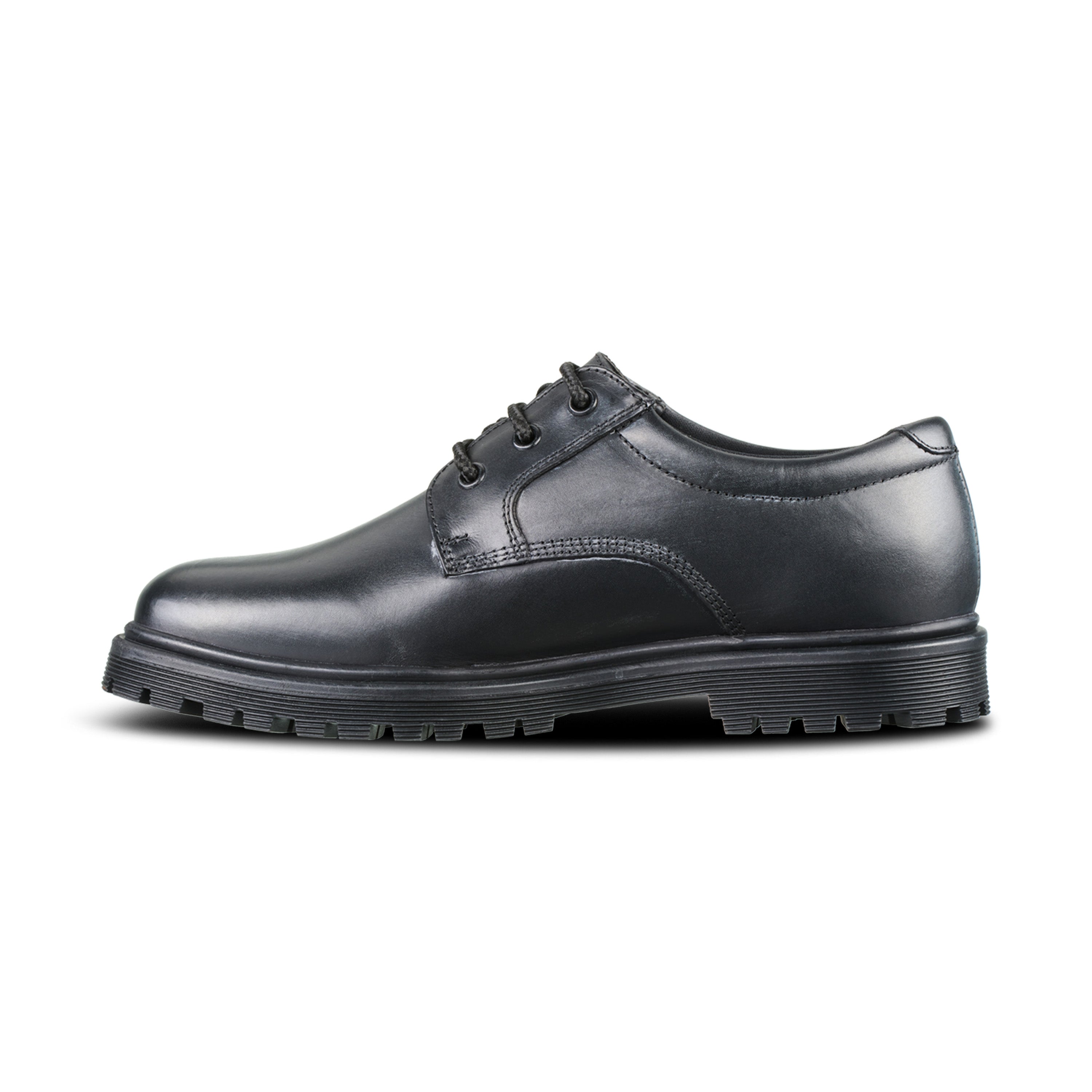 Term Term Bailey Black Lace Up School Shoe Black Unisex