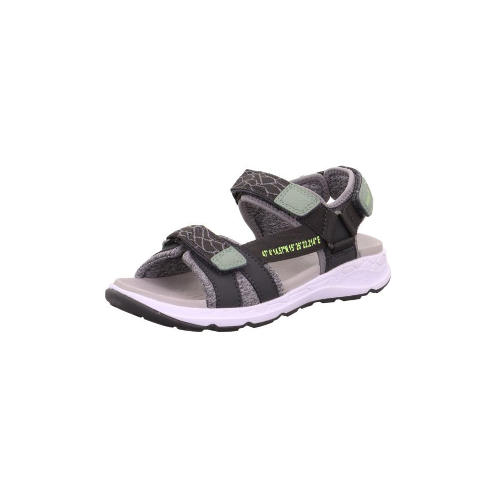 Superfit Criss Cross 1-000580-2010 Grey Sandals