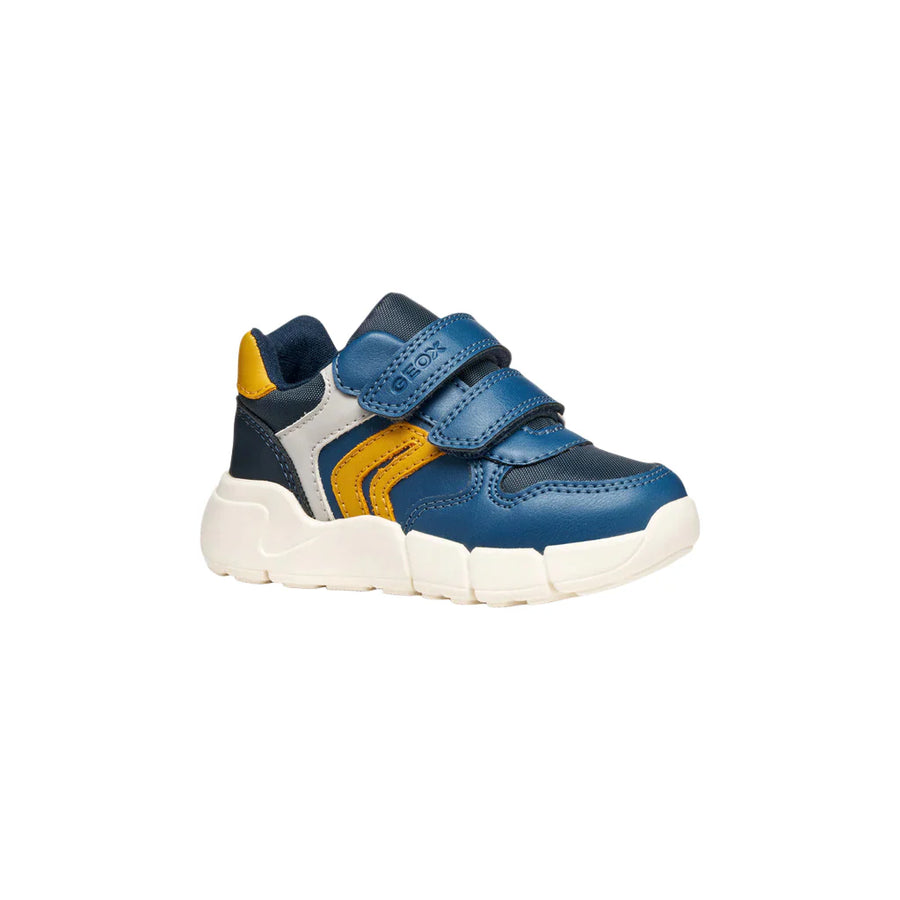 Geox J FLEXYPER B566GD 054FU C4B2Q Blue/Yellow Boys Trainer