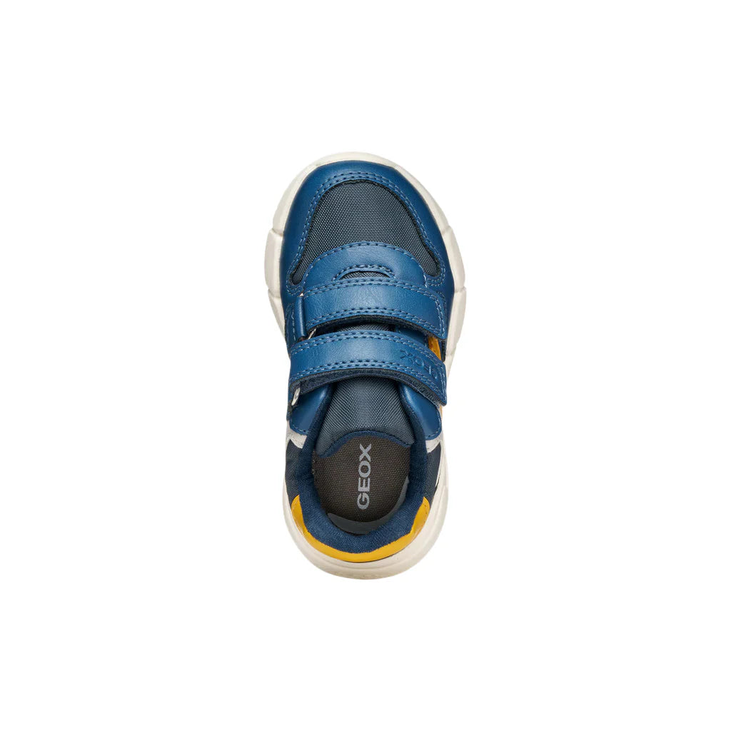 Geox J FLEXYPER B566GD 054FU C4B2Q Blue/Yellow Boys Trainer