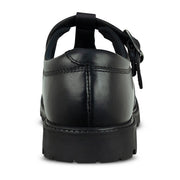 Term Emily Black Buckle School Shoe