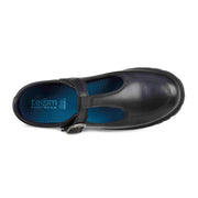Term Emily Black Buckle School Shoe