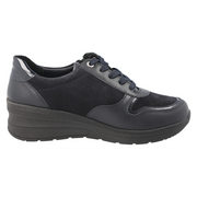 DB Shoes Fleet 77191N Navy Leather / Suede Ladies Shoe 6V