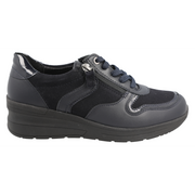 DB Shoes Fleet 77191N Navy Leather / Suede Ladies Shoe 6V
