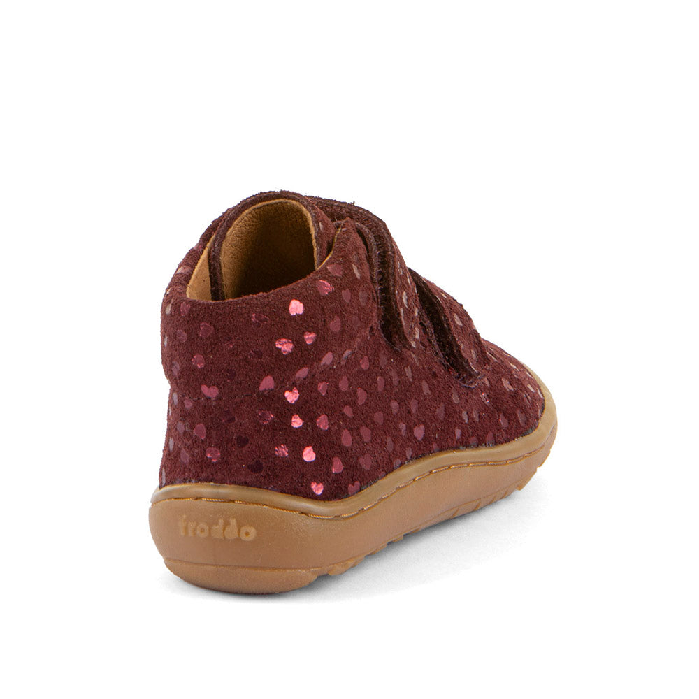 Froddo Barefoot First Base G2130369-28 Burgundy Boots