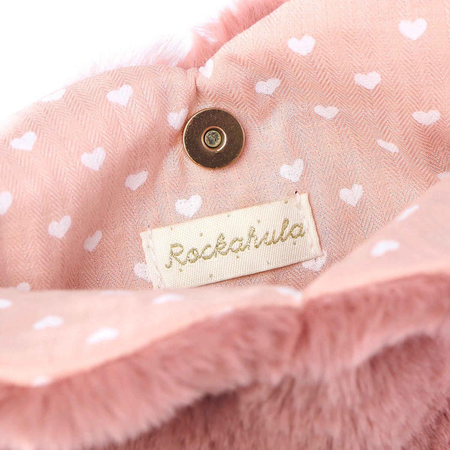 Rockahula Rockahula Kids Fluffy Heart Bag G2210P Kids Accessories