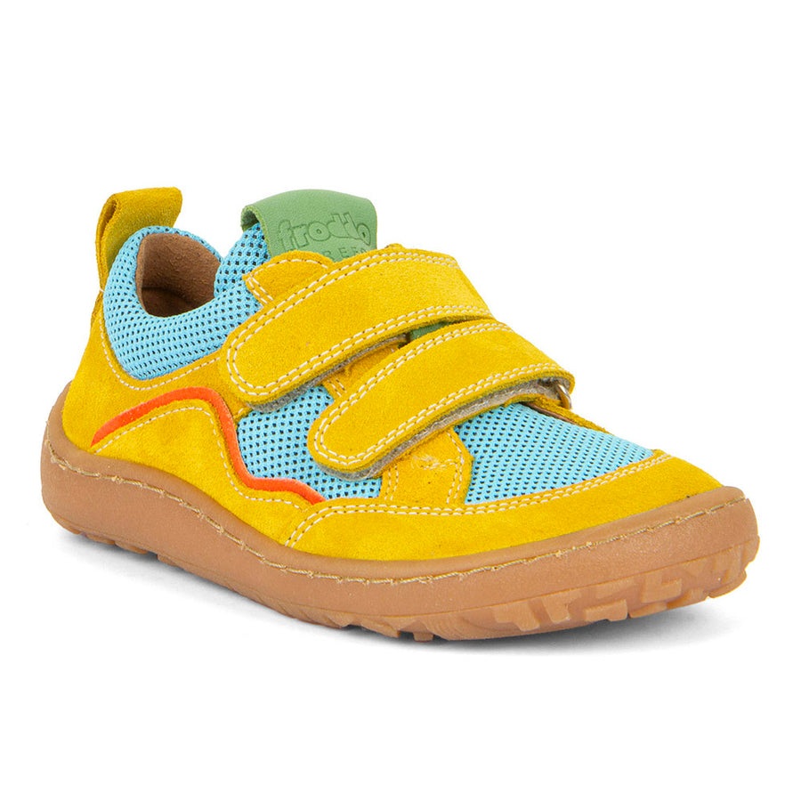 Froddo Barefoot Base G3130246-19 Yellow Blue Boys Trainers