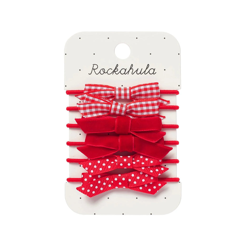 Rockahula Kids School Bow Pony Set Red HBTS220R