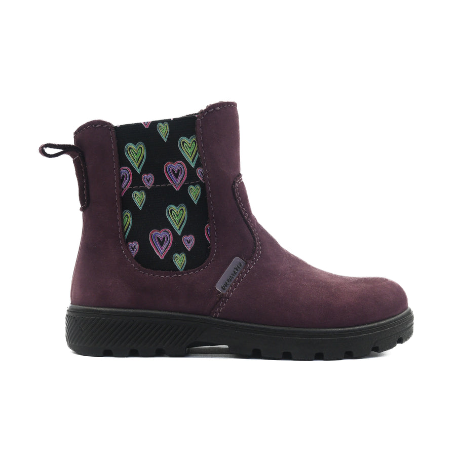 Ricosta 50 7701402/381 Anna Plum Girls Waterproof Boot