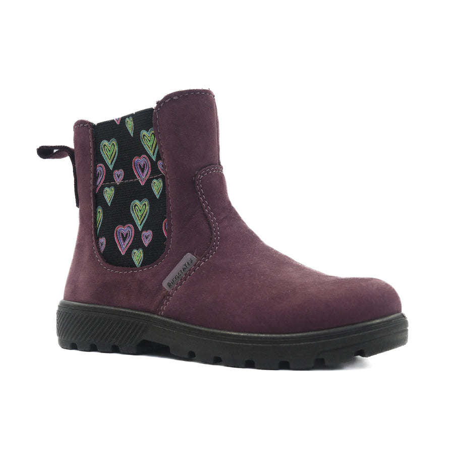 Ricosta 50 7701402/381 Anna Plum Girls Waterproof Boot