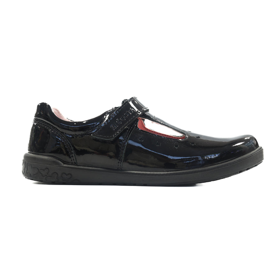 Ricosta Scarlett Patent 50 8600202/093 Black School Shoes