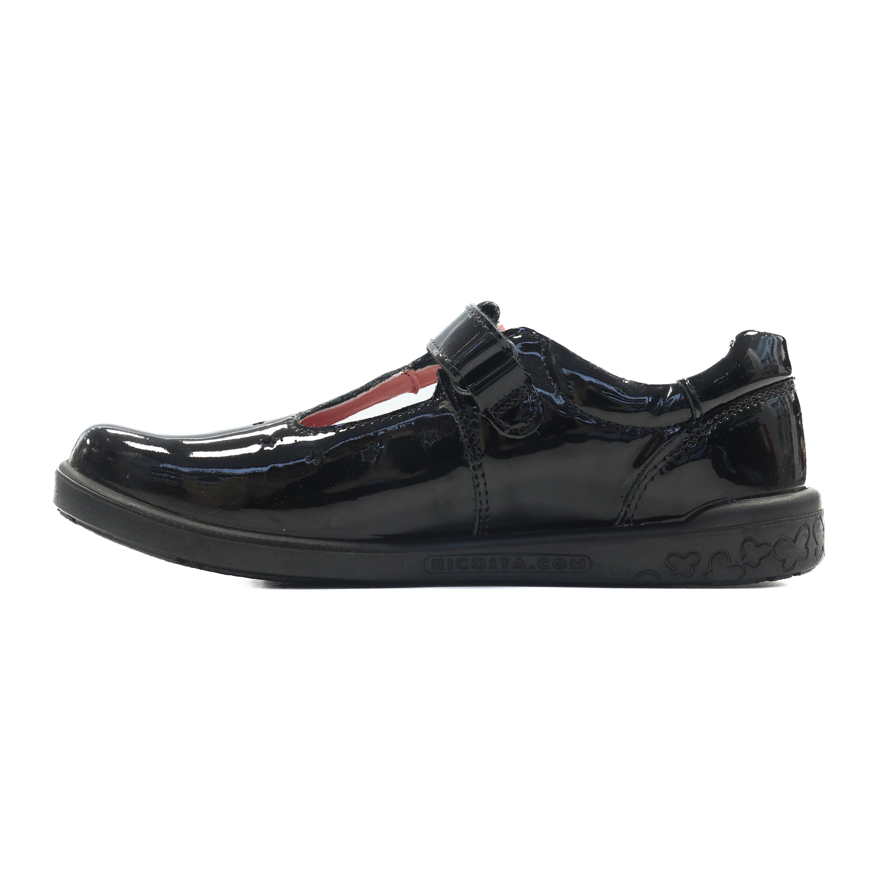 Ricosta Ricosta Scarlett Patent 50 8600202/093 Black School Shoes Black Patent Girls