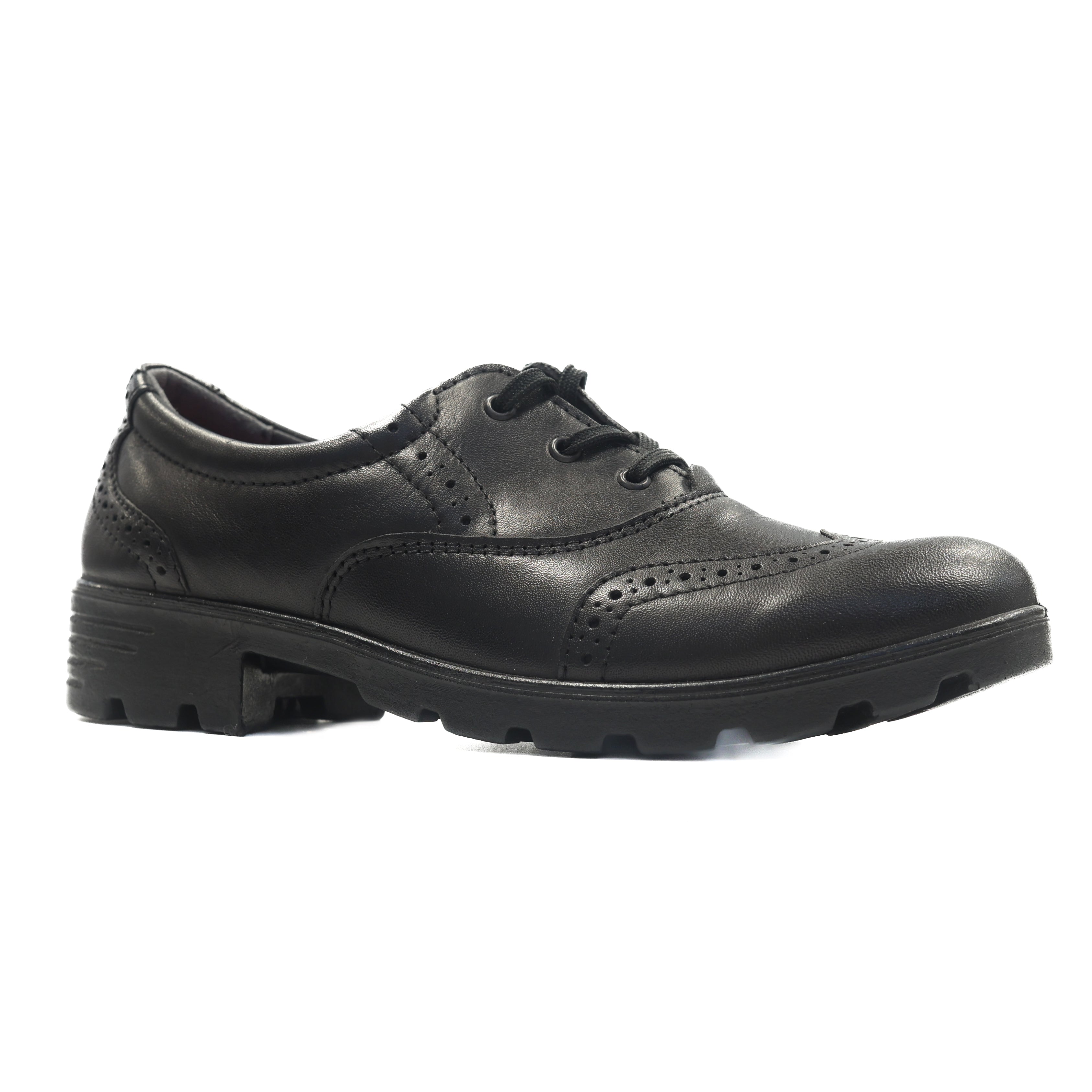 Ricosta Lucy 50 7200302/090 Black Leather School Shoes