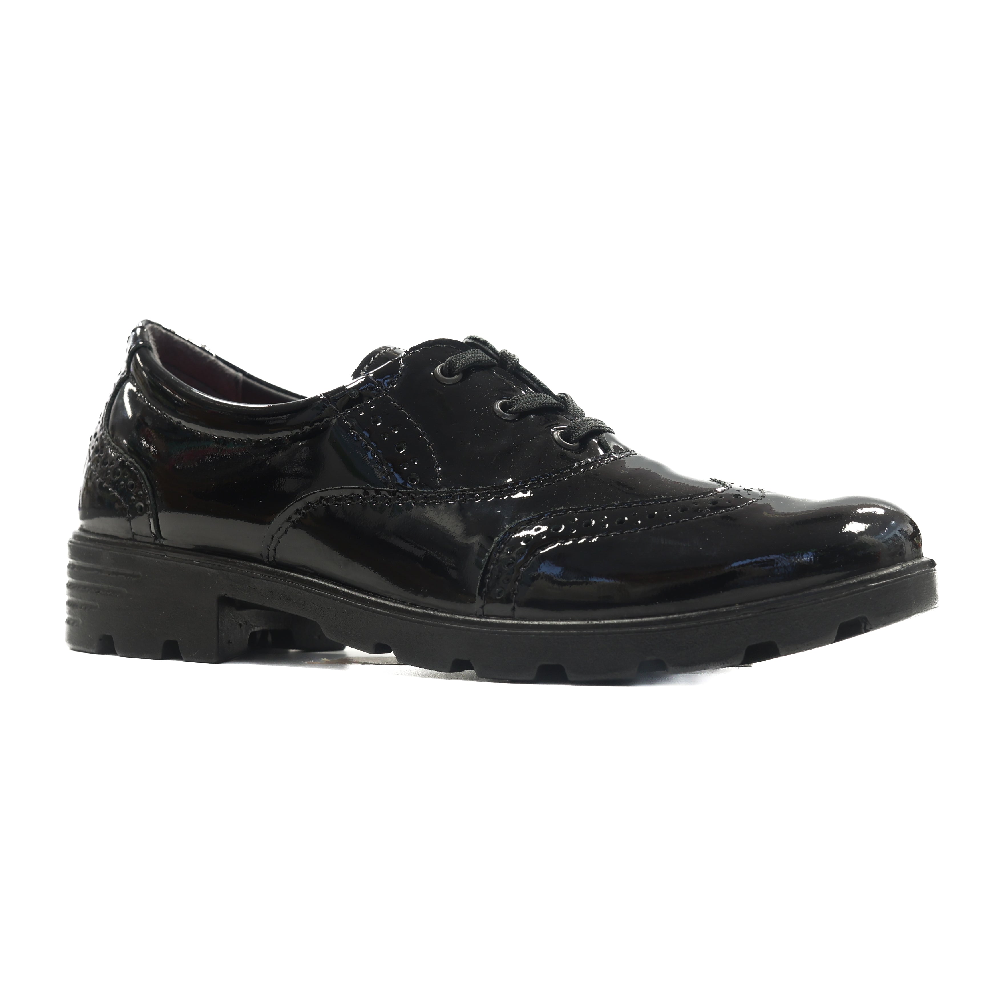 Ricosta Lucy Patent 50 7200302/093 Black School Shoes