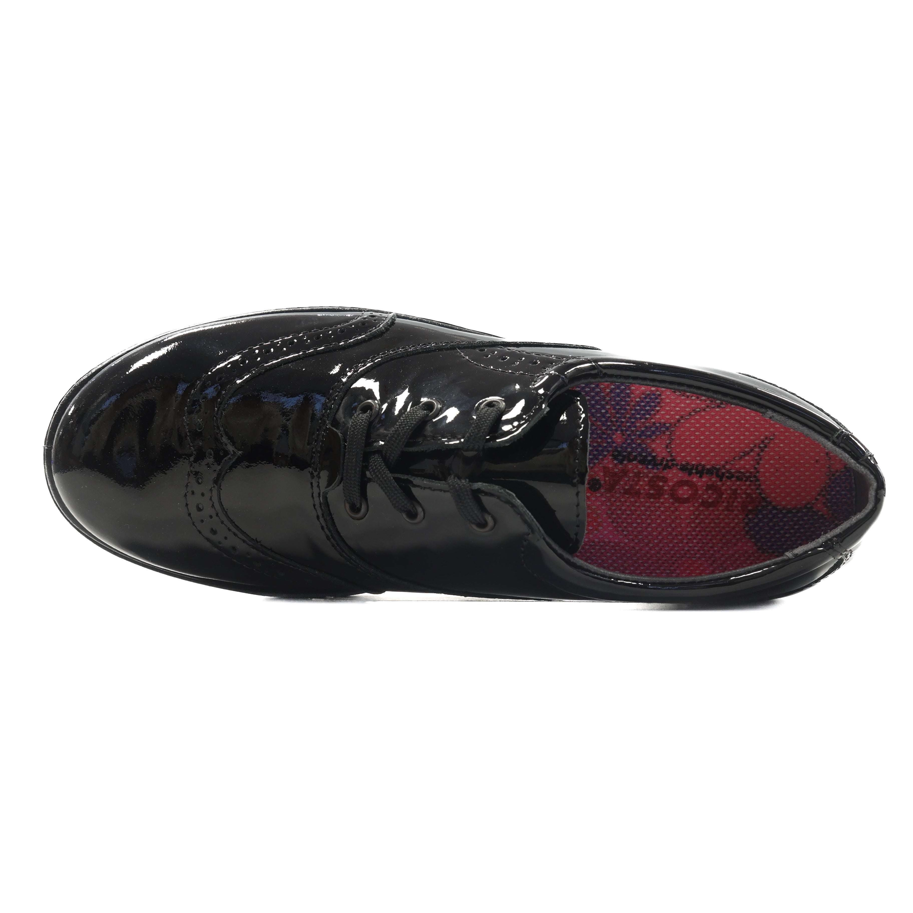 Ricosta Ricosta Lucy Patent 50 7200302/093 Black School Shoes Black Girls