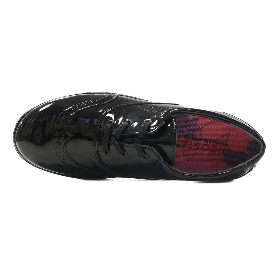 Ricosta Lucy Patent 50 7200302/093 Black School Shoes