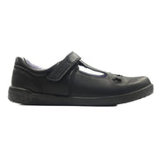 Ricosta Leona 50 8600602/090 Black Leather School Shoes Medium