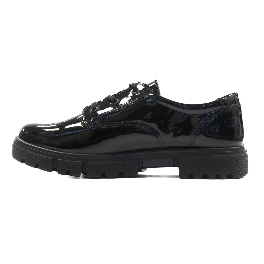 Ricosta Stacy 50 8001002/093 Black Patent School Shoes