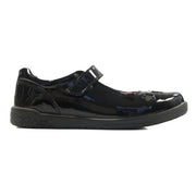 Ricosta Leya Patent 50 8600702/093 Black School Shoes