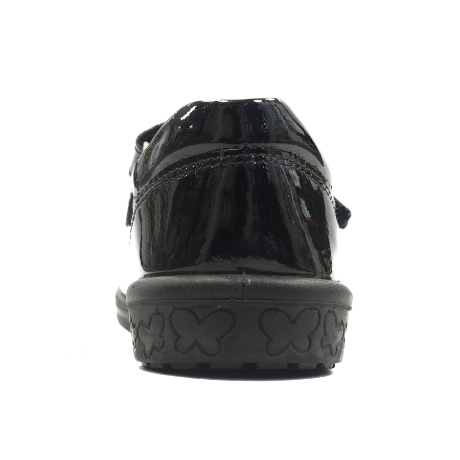 Ricosta Leya Patent 50 8600702/093 Black School Shoes