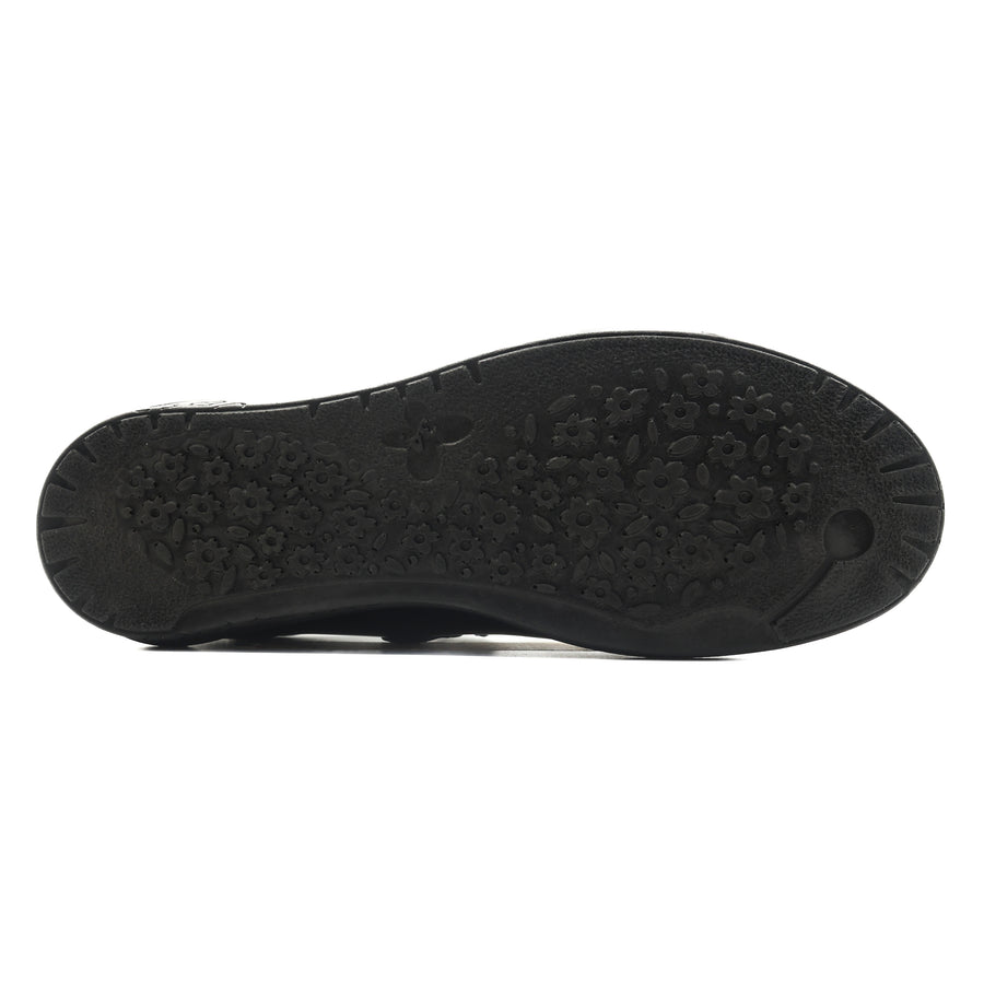 Ricosta Leya Patent 50 8600702/093 Black School Shoes