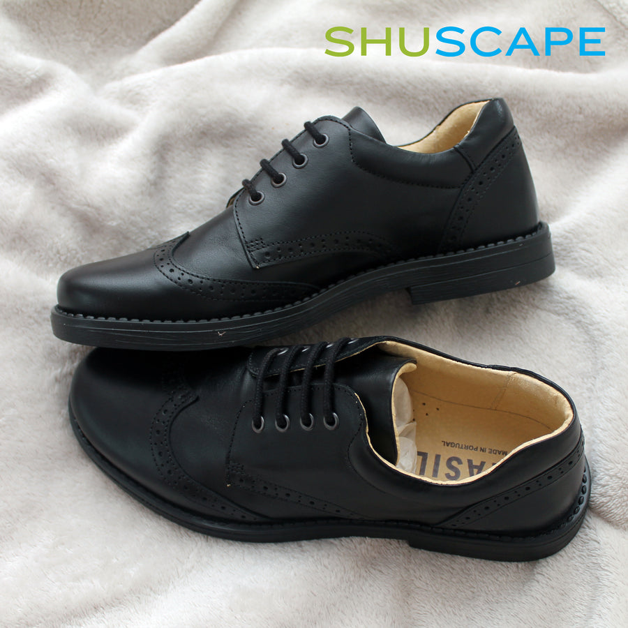 Petasil Moses 5768-321.00.01 Black School Shoes
