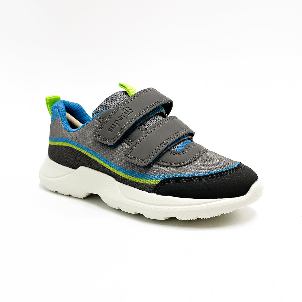 Superfit Rush 1-006207-2000 Boys Grey Turquoise Trainers