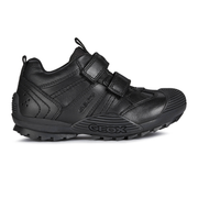 Geox J Savage A J0424A 00043 Black School Shoes