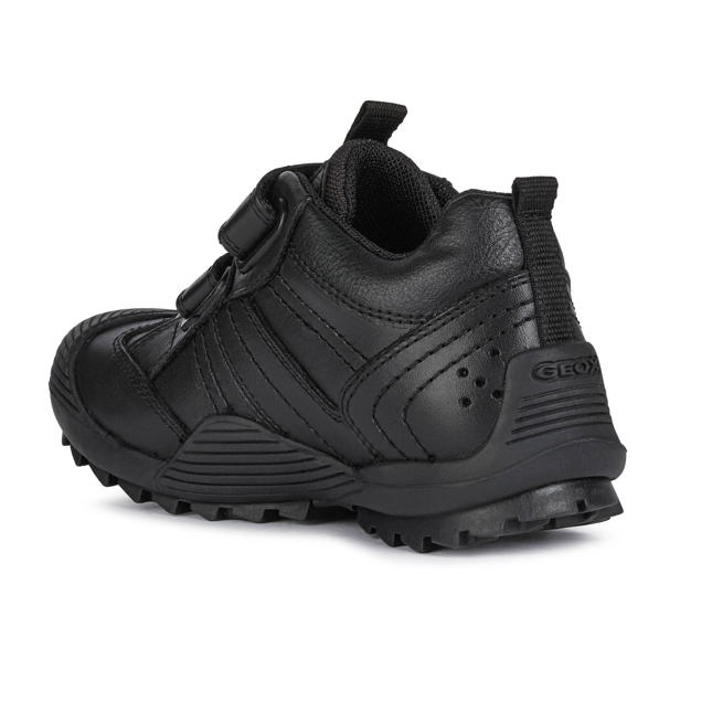 Geox J Savage A J0424A 00043 Black School Shoes