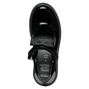 Geox J CASEY G. E J1620E 000HH C9999 Black Patent School Shoes