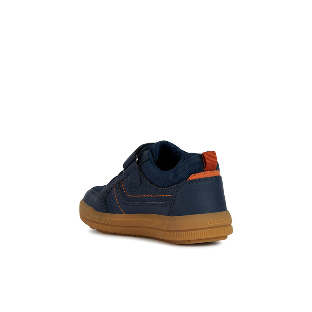 Geox Geox J Arzach J164AA 0MEFU C0659 Trainers Navy/Orange Boys