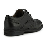 Geox J Federico J26D1A 00043 C9999 Black School Shoes