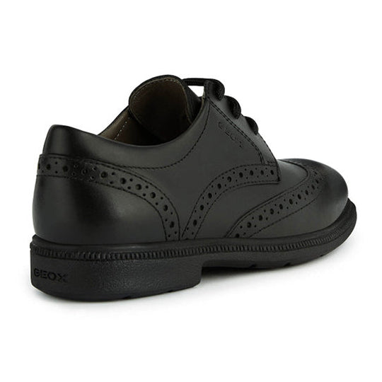 Geox J Federico J26D1A 00043 C9999 Black School Shoes