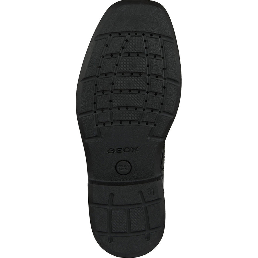 Geox J Federico J26D1A 00043 C9999 Black School Shoes