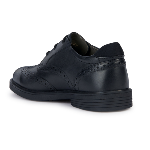 Geox J Zheeno B J36LAB 43 C9999 Black School Shoes
