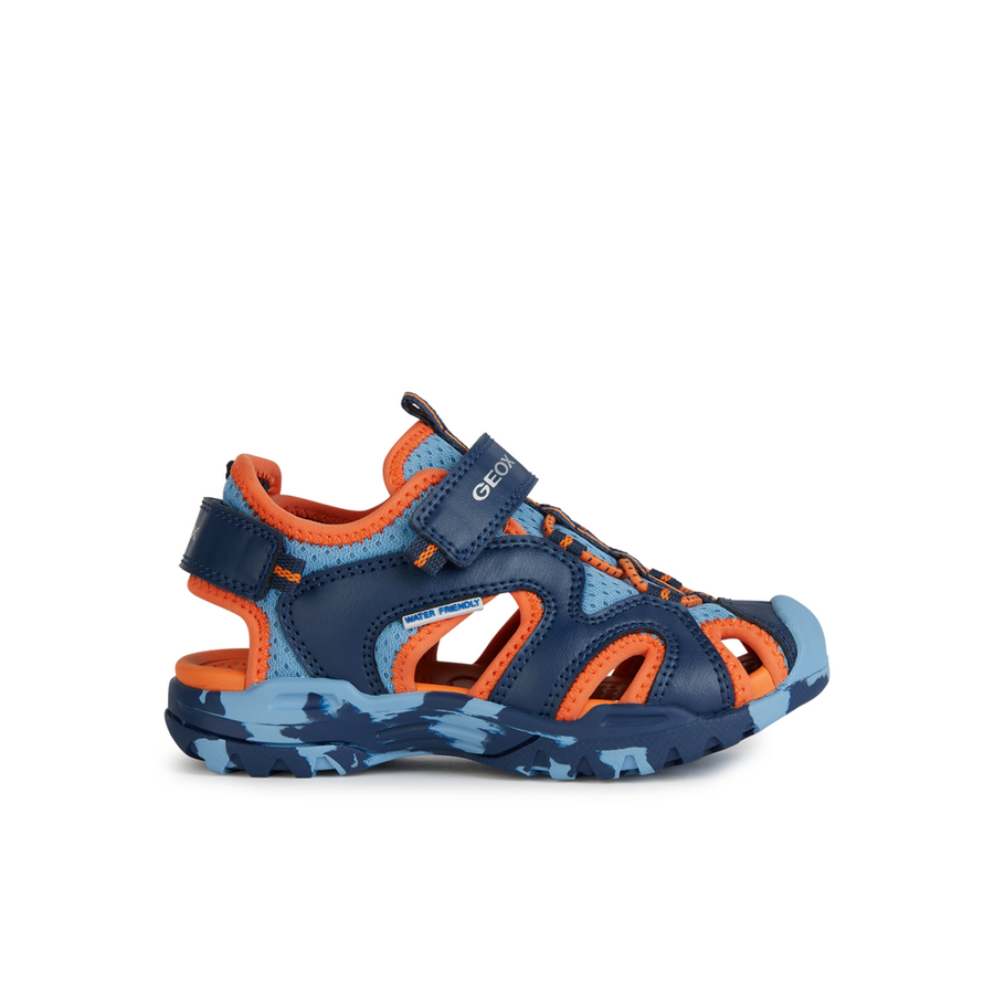 Geox J Borealis B. C J450RC 014BU C0573 Lt Blue/Orange Sandals