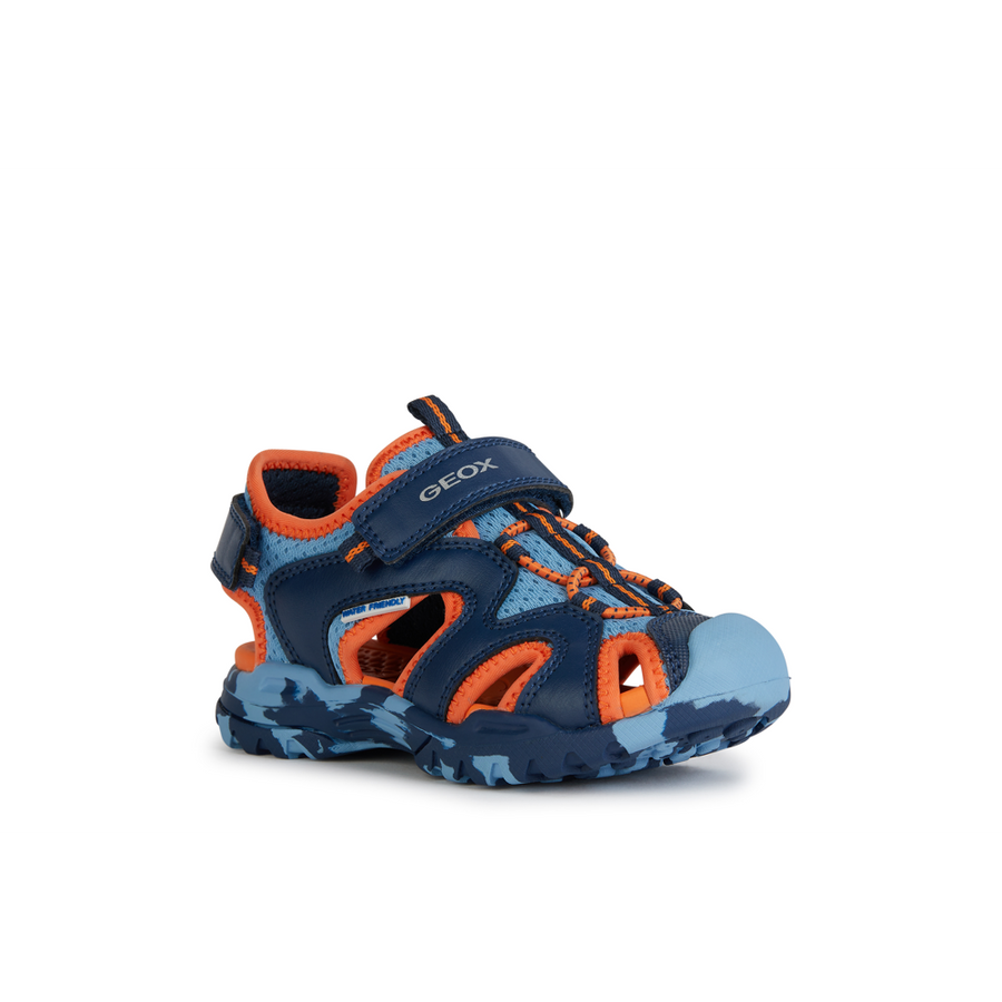 Geox J Borealis B. C J450RC 014BU C0573 Lt Blue/Orange Sandals