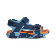 Geox J Borealis B. E J450RE 01411 C4228 Lt Blue/Navy Sandals