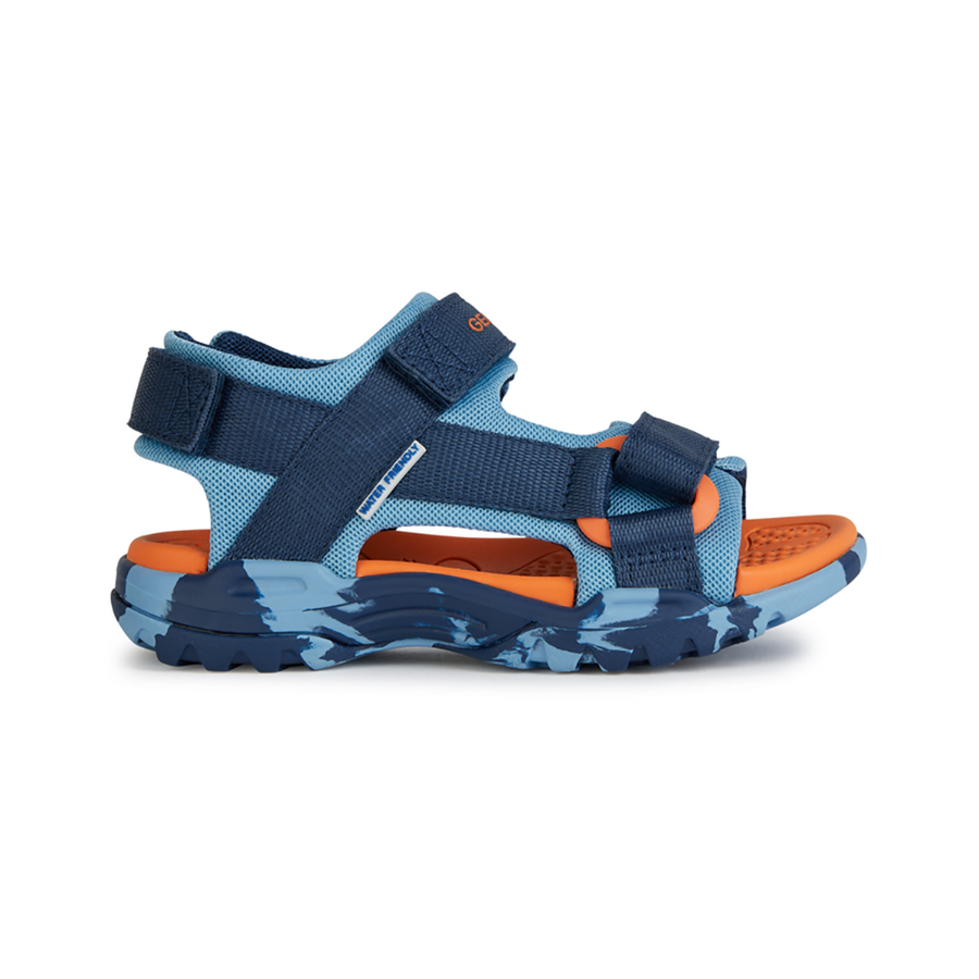 Geox J Borealis B. E J450RE 01411 C4228 Lt Blue/Navy Sandals