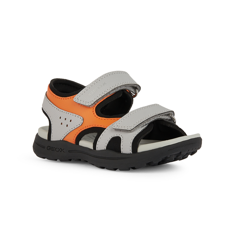Geox J Vaniett B. C J455XC 015CE C0036 Grey/Orange Sandals