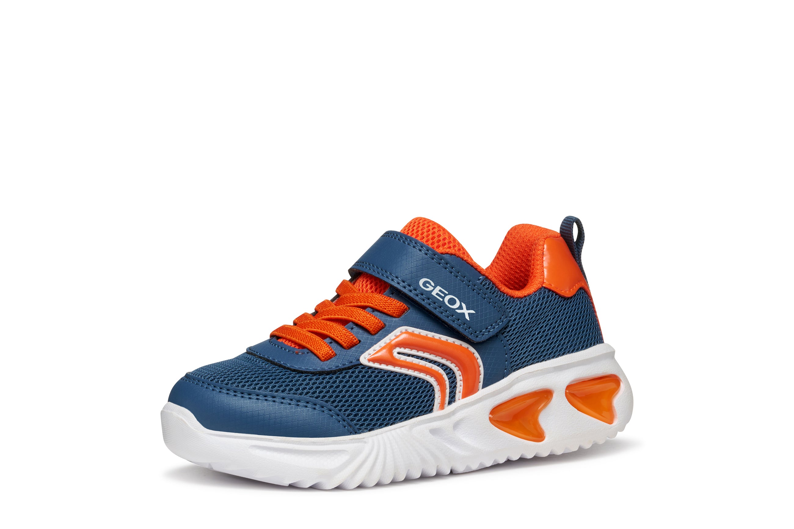 Geox Geox J Assister Boy J45DZC 014CE C4B2T Avio / Orange Trainer Avio / Orange Boys