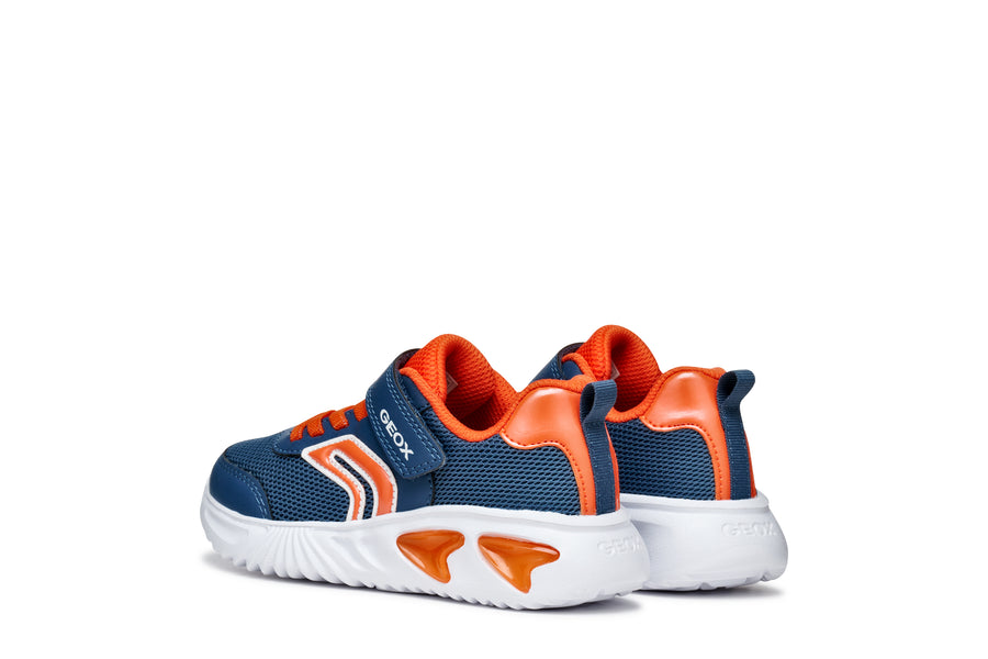 Geox J Assister Boy J45DZC 014CE C4B2T Avio / Orange Trainer