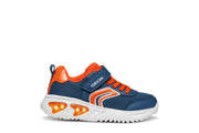 Geox J Assister Boy J45DZC 014CE C4B2T Avio / Orange Trainer